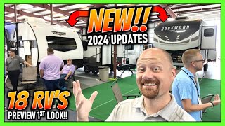 Previews for Tons of New 2024 RVs amp Features from Different Forest River Brands [upl. by Aihsot]