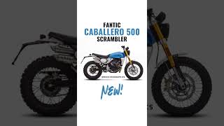 Fantic Caballero 500 Scrambler Revealed 🔥 [upl. by Arreyt]