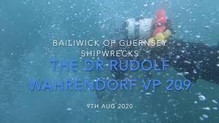 Exploring the Shipwreck Dr Rudolf Wahrendorf VP 209 9th Aug 2020 [upl. by Edia]