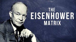 The Eisenhower Matrix  How to Manage your Tasks Effectively 4 QUADRANTS OF TIME MANAGEMENT [upl. by Esorlatsyrc]