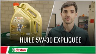 Huile 5W30 expliquée  Types dhuile moteur pour motos  Castrol France [upl. by Arodasi884]