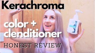 COLOR  CLENDITIONER SILVER BLUE KERACHROMA  HONEST REVIEW  ALONA [upl. by Risser]