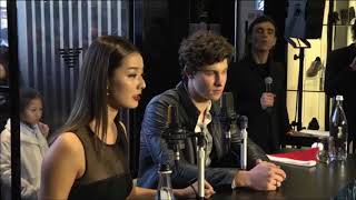 Shawn Mendes at the Emporio Armani event in Tokyo Japan FULL VIDEO 17122017 [upl. by Ahse]