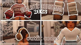 REALISTIC Bloxburg Winter and Christmas Outfit codes  Outfit Codes  Roblox [upl. by Brian]