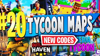 TOP 20 Best TYCOON Creative Maps In Fortnite  Fortnite Tycoon Map CODES VERY FUN [upl. by Stoecker]