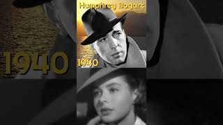 Humphrey Bogart then and 1957 humphreybogart oldhollywood casablanca [upl. by Gardas]