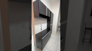 Armários Da Cozinha  Cozinha Preta  Mobiliando meu Apartamento Alugado 🖤 [upl. by Eillod]