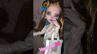 New OOAK DOLL Draculaura customdollmonsterhighcollectionooakкуклаооакдракулаураcuterepaint [upl. by Lramaj]