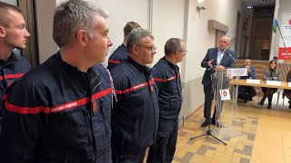 Une caserne pour les pompiers de MeisenthalSoucht [upl. by Shea]