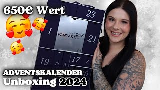 650€ Wert LOOKFANTASTIC Adventskalender 2024  25 Türchen UNBOXING [upl. by Noorah387]