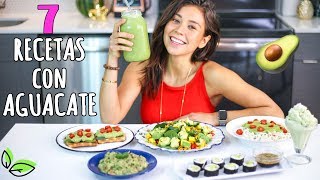 7 RICAS RECETAS CON AGUACATE🥑Vegano y Fácil  Yovana [upl. by Dray]