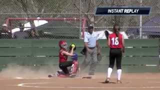 Fastpitch Travel Softball Tournament  Hemet  Winchester CA Catcher \ Utility Emily Burrow [upl. by Pollock]