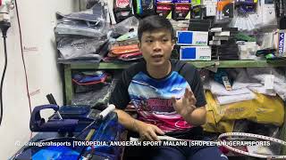 Review Raket yang VIRAL LINING AX FORCE CANNON LENGKAP 4U 5U 6U Mudah Pakai membantu Power anda [upl. by Annel]