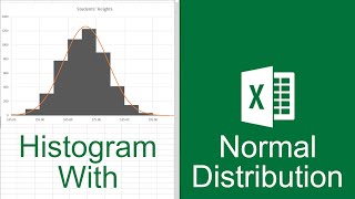 Excel Histogram with Normal Distribution Curve [upl. by Pontias144]