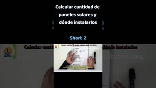 27 Calcular cantidad de paneles solares y dónde instalarlos [upl. by Llewkcor]