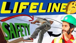 What is lifeline in safetyTypesSafety standardsHindi Urdu [upl. by Nwahsan]