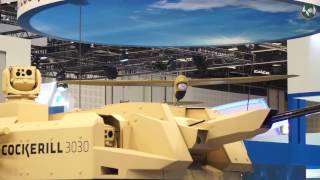 CMI Defence at IDEX 2017  Modularity TurretDrone pairing Missiles and Simulation [upl. by Ahsein]