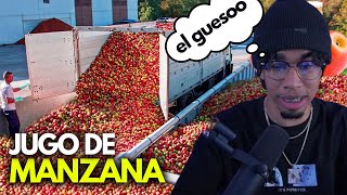 ¿Cómo se hace el jugo de manzana  RD javi Reaccion [upl. by Aym202]