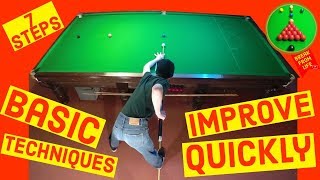 Snooker Learn Basic Techniques Quickly [upl. by Matthei102]