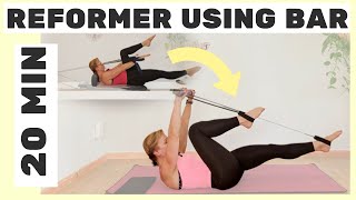 Experience Reformer Pilates at Home with a Pilates Bar [upl. by Naesed]