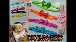 DIY DIADEMAS PARA BEBÉS💃 PASO A PASO  BABY DIADEMS STEP BY STEP [upl. by Onimod]