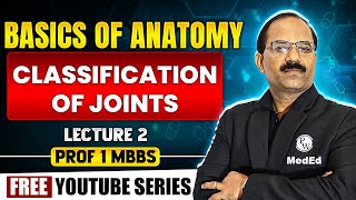 Classification of Joints  Basics of Anatomy  Dr Pradeep Pawar [upl. by Sonahpets]