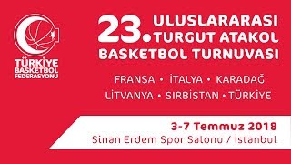 Türkiye  Fransa 23Turgut Atakol Turnuvası [upl. by Janot383]