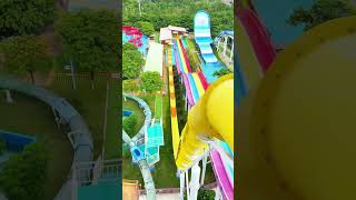 Fun at the water park 💦😲trampoline Assument waterpark viralvideo shorts [upl. by Otokam]