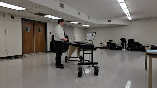 Ean Varden North freshman Rain Dance on marimba Div 1 Gold Rating for ISSMA Solo amp Ensemble [upl. by Melar]