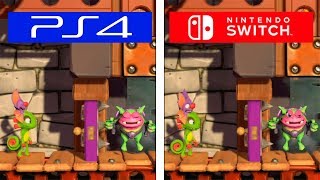 YookaLaylee amp The Imposible Lair  PS4 vs Switch  Graphics amp FPS Comparison [upl. by Emmy873]