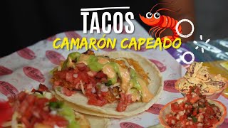 Recomendación I Los famosos tacos de camarón capeado de Mazatlán 🌮🦐 [upl. by Hodgkinson]