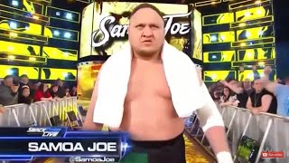 Samoa Joe Entrance Smackdown LiveJoe Chants  17 April 2018 [upl. by Sikata713]