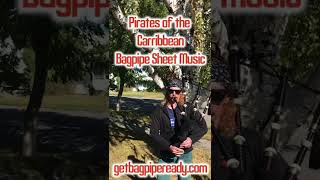 Pirates of the Caribbean on the Bagpipes FREE Sheet Music [upl. by Porte]