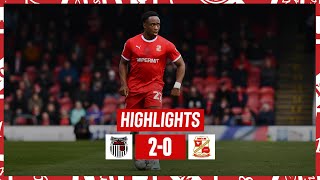 Match Highlights Grimsby Town vs Swindon Town [upl. by Ieppet151]