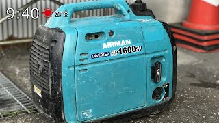 【ジャンク】AIRMAN 500時間以上働いたインバーター発電機を修理して復活させます。HP1600 EU16iEU2000iOEM [upl. by Yahs]