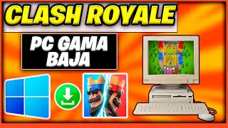 COMO JUGAR CLASH ROYALE EN PC DE BAJOS RECURSOS 2023✅ SUPER FACIL Y SEGURO🔰 [upl. by Lon]