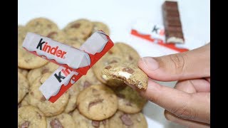 BITE SIZE KINDER COOKIES  Soft amp Chewy [upl. by Redford]