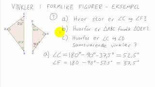 Matematikk 1P  005  Vinkler i formlike figurer 2 [upl. by Eiznikcm162]