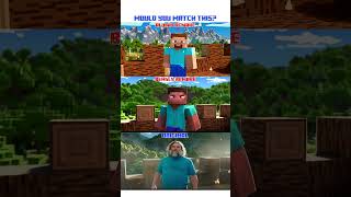 Which remake would you watch Minecraft Movie Animated Remake Comparison minecraft animation [upl. by Eirrehs700]