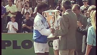 Ronald Agenor Wins Genova ATP World Tour  1990 [upl. by Gnouhc]