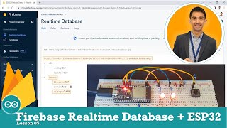 05 Firebase Realtime Database  ESP32  How to save sensor data amp read data to control devices [upl. by Trudey]