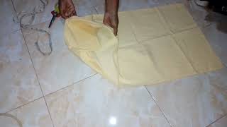 How to make kitchen apron at home  kitchen apron making at home [upl. by Pattison752]