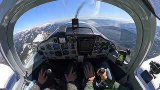 Flight from La Cerdanya to LELL with Tecnam Sierra neo [upl. by Dorcus525]