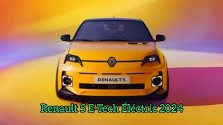 Nouvelle Renault 5 ETech Électrique 2024  Extérieur Intérieur Safety [upl. by Nirehtac]