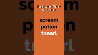 Spooky English Vocabulary Quiz Halloween Word Scramble 10 [upl. by Noskcaj]