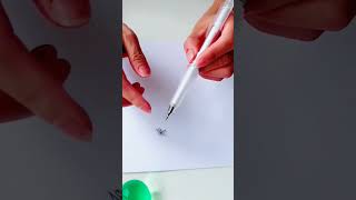 Amazing gel pen🖊🖊amazingfacts youtubeshorts [upl. by Ielak364]