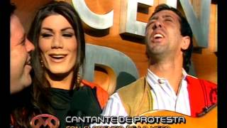 El cantante de Protesta con Flor de la V  Videomatch 97 [upl. by Gaskin]