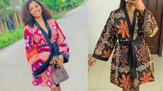 How to cut and sew a flared kimono dress with lining detailed and beginner friendly [upl. by Saree400]