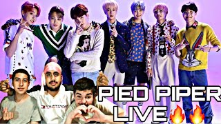 REACCIÓN BTS  PIED PIPER LIVE 🥺😍 [upl. by Ahsikin]