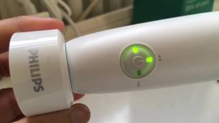 Philips AirFloss Pro HX8472  first charge [upl. by Danas]